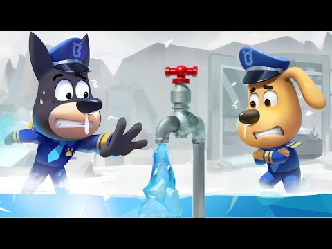 Freeze Magic | Safety Tips | Police Rescue | Kids Cartoons | Sheriff Labrador