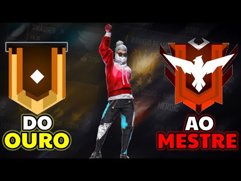 DO OURO AO MESTRE (SEM DOBRO PONTOS)! TEMPORADA 15! SWAGGER FREE FIRE!