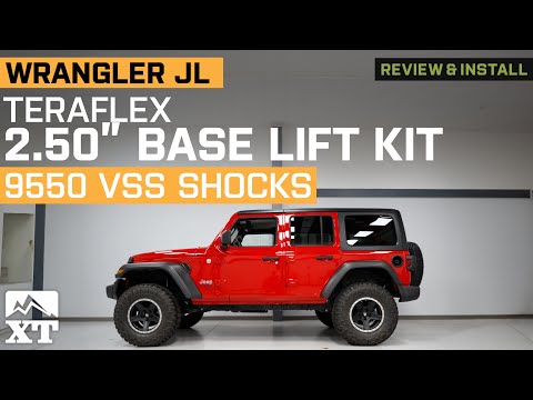 Jeep Wrangler JL Teraflex 2.50-Inch Coil Spring Base Suspension Lift Kit Review & Install