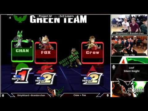 DirtyWizard & Brandon-chan (Green) vs. Crow & Fox (Red) | PM Doubles LQF | Fight or Flight 5