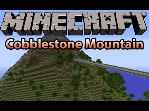 Minecraft Tutorial: How to Quickly Create a Cobblestone Mountain