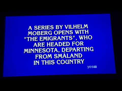 Jeopardy, Ryan Bilger Day 2 - Ryan runs the “Literary Minnesota” category (7/5/19)