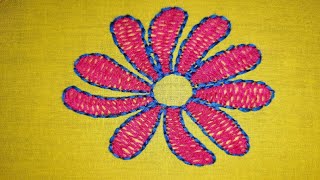Cross Stitch Flower Design  ||  Hand Embroidery- Cross Stitch Flower  ||  Cross Selai