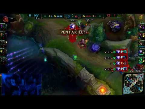 [LCS Bắc Mỹ Mùa Hè 2016] C9 vs NV: Sneaky Pentakill