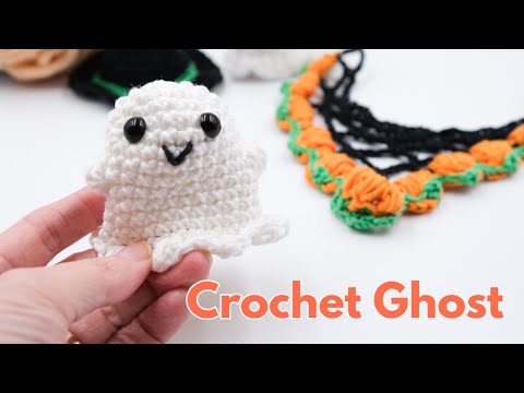 EASY Crochet Ghost Pattern for Beginners - Crochet the cutest Ghost in 15 Minutes