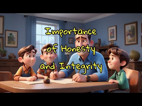 A dialogue between the father, Zizo, and Riaz about honesty and honesty and their application in lif