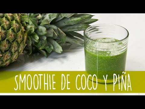 Smoothie de coco y piña