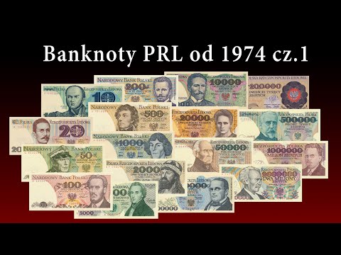Banknoty PRL od 1974 cz.1