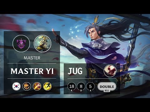 Master Yi Jungle vs Lee Sin - KR Master Patch 10.1