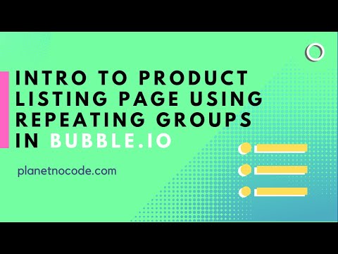 Intro to Product listing page using Repeating Groups thumbnail