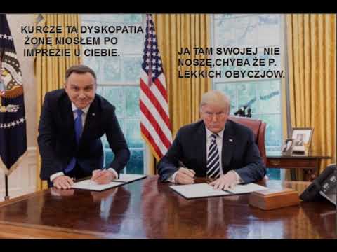 Memy Komiczne Duda potpisuje dokumęt w B D