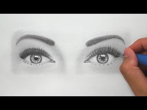 How to Draw Realistic Eyes for BEGINNERS Super Detailed Instructions