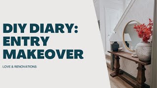 Small Entry Hallway Makeover {Renovation Diary}
