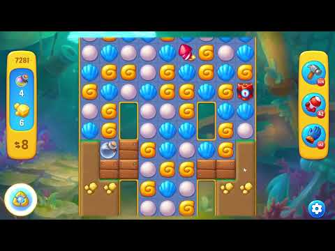 Fishdom 7281 Level - 14 moves - NO BooSTERS