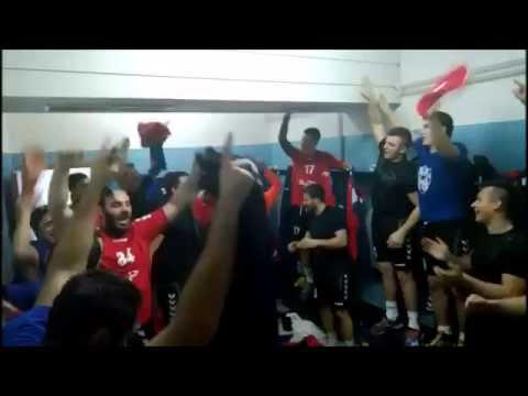 16-17 II HRL zapad 8. kolo RK Gospić - RK Rovinj 37:30 (26.11.2016.) - slavlje