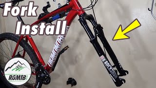Entry Level MTB Upgrades - MTB Fork Install