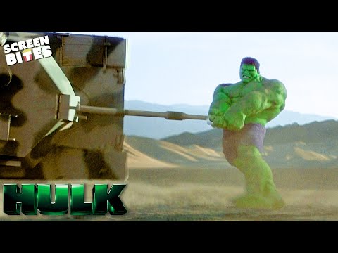 Hulk VS Armoured Tanks | Hulk (2003) | Screen Bites