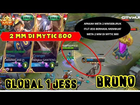 NEW META 2 MM MYTIC 800  - TOP 1 Global Bruno Build and Gameplay by JESSNOLIMIT