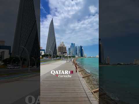 Corniche Doha, Qatar. Beautiful Places to Visit in Doha- Qatar🇶🇦#dohaqatar #qatar #corniche