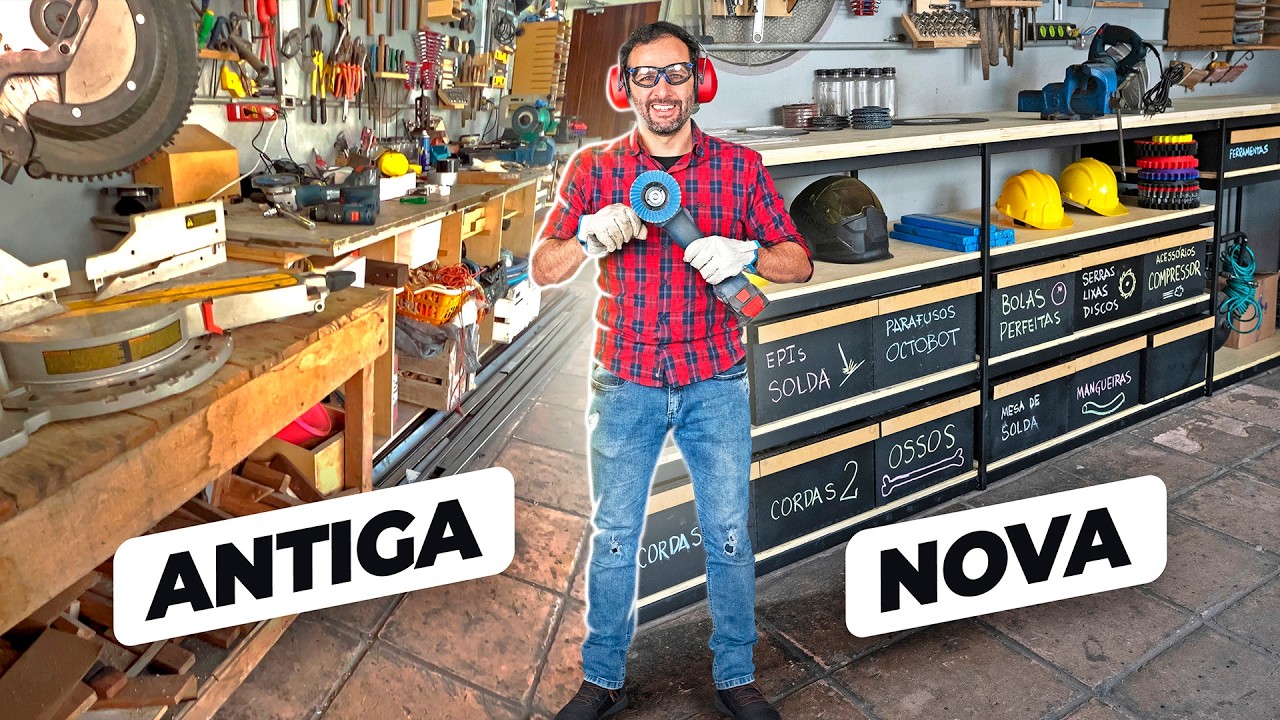 REFORMAMOS nossa OFICINA: ficou LINDONA!