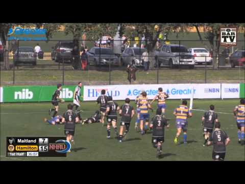 2015 NHRU Minor Semi Final Premier 2 Highlights - Maitland v Hamilton