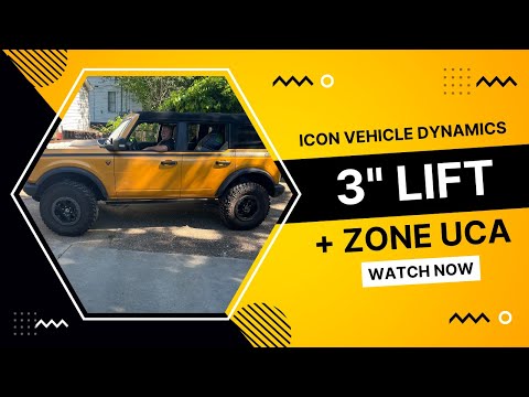 Icon Bronco Lift Kit
