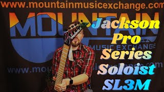 Video thumbnail for Rainbow Crackle Jackson ! Jackson Pro Series Soloist SL3M by Mountain Music Exchange