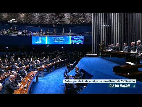 Maçonaria recebe homenagem do Senado