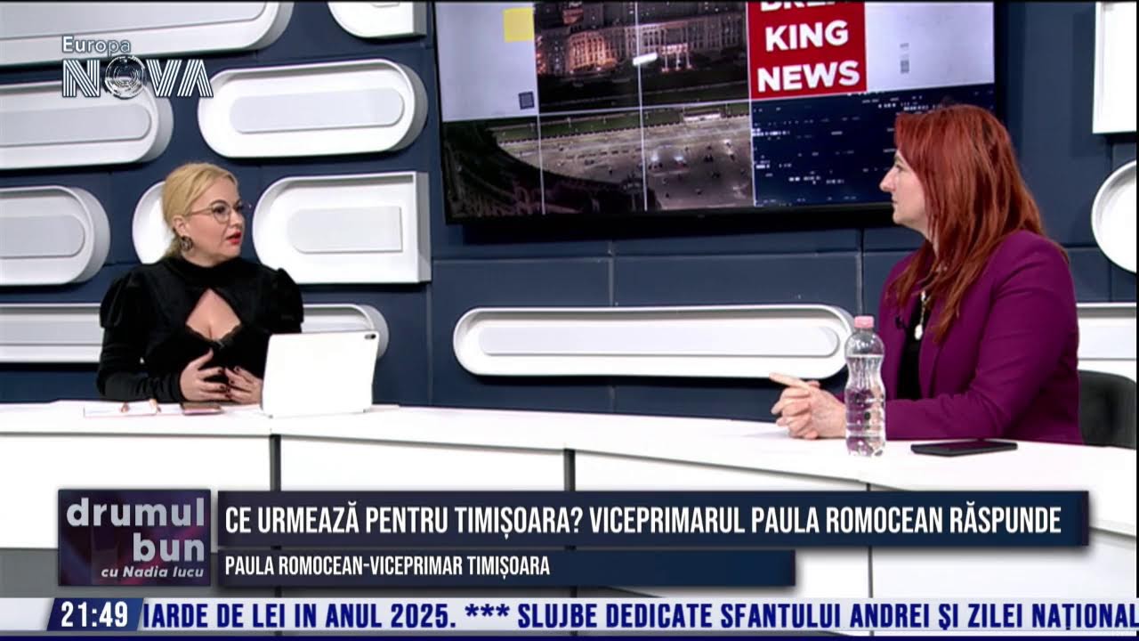 Drumul Bun cu Nadia Iucu. Invitat: Paula Romocean, viceprimar Timisoara