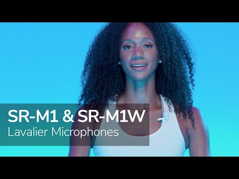 Saramonic SR-M1 & SR-M1W Lavalier Microphones | 3.5mm Lavalier Microphones in Black & White
