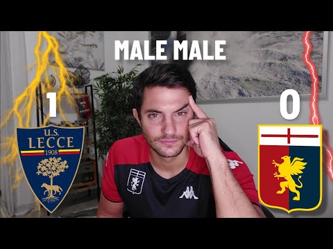 LECCE - GENOA 1-0 POST PARTITA | RAGAZZI COSI' NON VA!!!