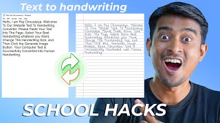 How to Convert Text to Handwriting in 5 Minutes | Text to Handwriting Website