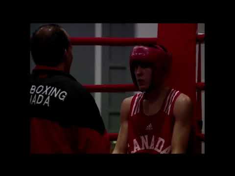 Boxing Canadian Champion Jason Courchene vs Daniel Dudar 63.5 kg 2000 pt1