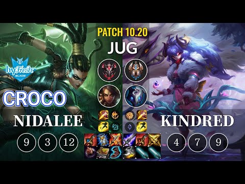 hyF Croco Nidalee vs Kindred Jungle - KR Patch 10.20