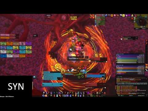 Syn vs Mythic Il'gynoth (Fire Mage PoV)