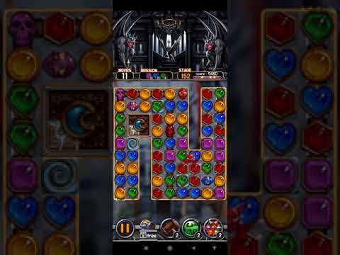 Jewel Vampire Castle 💎 🏰 Level 152 ⭐⭐⭐ 2021 - Match 3 Puzzle no Booster 👑 Android Gameplay ✅