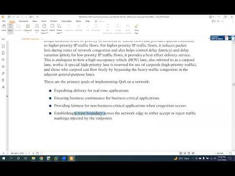 CCNP Enterprise 350-401 ENCOR Class30 2022-11-27[Chapter 14:  QoS]