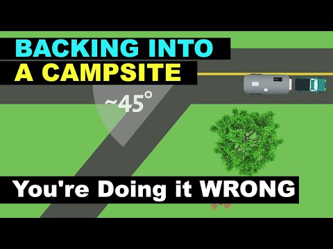 Backing in a Travel Trailer into a Campsite: You're Doing it WRONG! ( RV Life )
