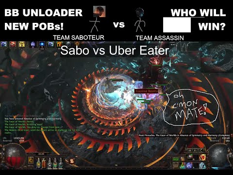 [3.23] Can we offscreen Ubers? Saboteur edition, new PoBs, 30-38m DPS!! Blade Blast Unloader (D4)
