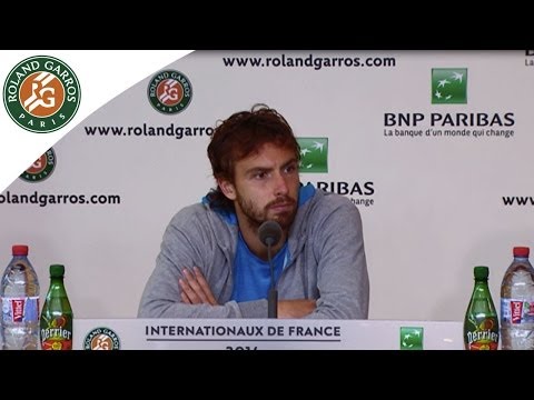 Press conference E.Gulbis 2014 French Open QF