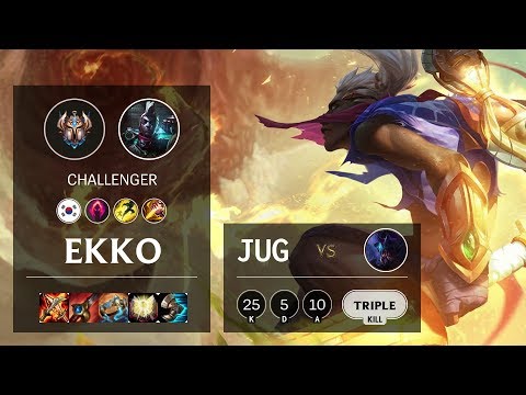Ekko Jungle vs Rek'Sai - KR Challenger Patch 10.12