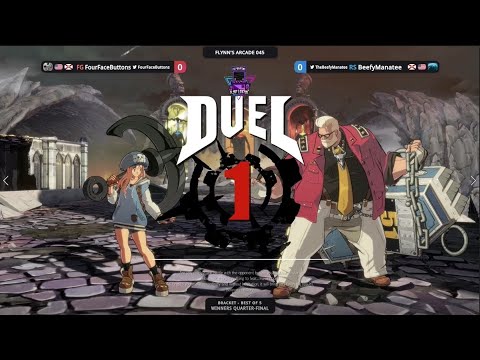 Flynn's Arcade 045 WQs- FG | FourFaceButtons (May)Vs RS | BeefyManatee (Goldlewis)Guilty Gear Strive