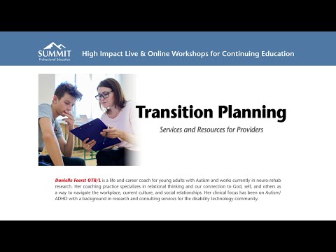 Transition Planning: Services and Resources for Providers