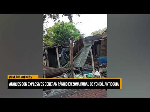Ataques con explosivos generan pánico en zona rural de yondó, antioquia