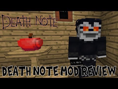 BECOME THE GOD OF THIS MINECRAFT WORLD!! || Minecraft Death Note Mod Review