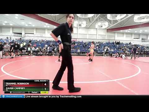 170 Lbs Cons. Round 1 - Trammel Robinson, MI Vs Zavier Campsey, OH 80cc