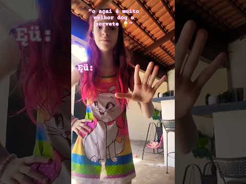 Vcs gostam mais de Açaí ou de sorvete?