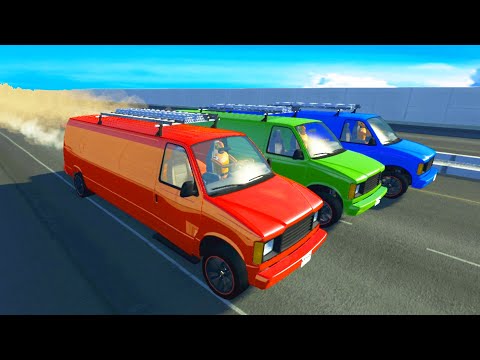 Epic High Speed Crashes 666 - BeamNG DRIVE | CrashTherapy