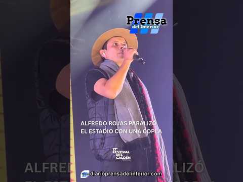 🌳🎶 Alfredo Rojas emocionó en el Festival del Caldén 2026