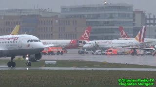 preview picture of video '[Großalarm Flughafen Stuttgart] | GERMANWINGS AIRBUS MIT DEFEKT AM TRIEBWERK] | Großeinsatz - [E]'